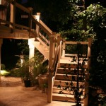 outdoor lighting - deck stairs-editing